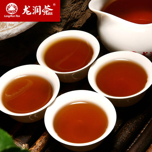 龙润茶云淡风情熟茶357g普洱茶饼