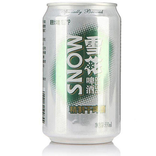 酒饮雪花啤酒干啤10度330ml24纸箱