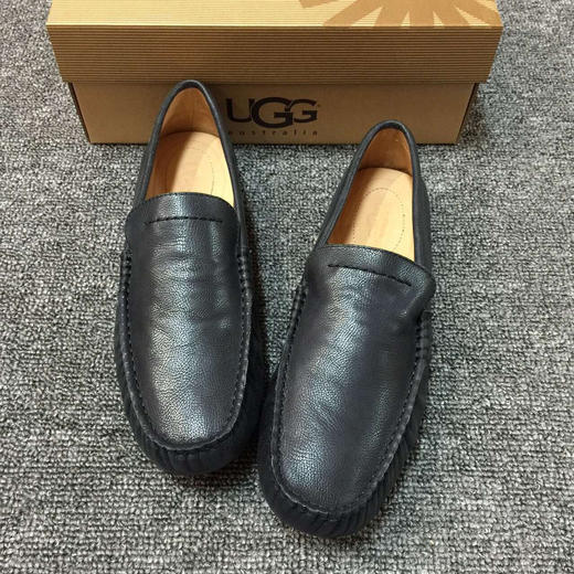 03950ugg2016新款男鞋单鞋春季纯色牛皮休闲鞋