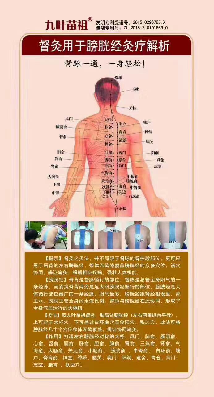 督灸 后背疼痛 半夜骨痛特效 督脉一通 全身轻松