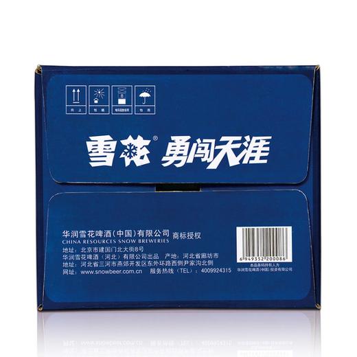 雪花啤酒勇闯天涯拉罐500ml12听整箱听装