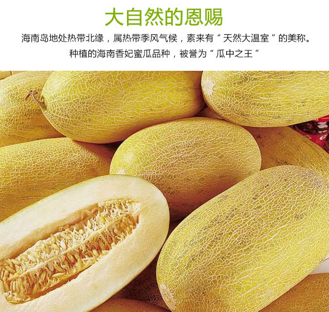 果季优选海南香妃蜜瓜多地可达