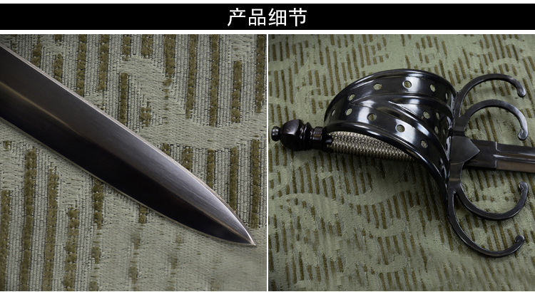 冷钢coldsteel-88ccdm蟹爪短剑收藏摆件工艺品未开刃