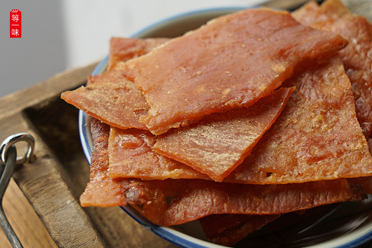 等一味|潮汕猪肉干 碳烤猪肉脯 大口咬好满足 潮汕小吃零食200g