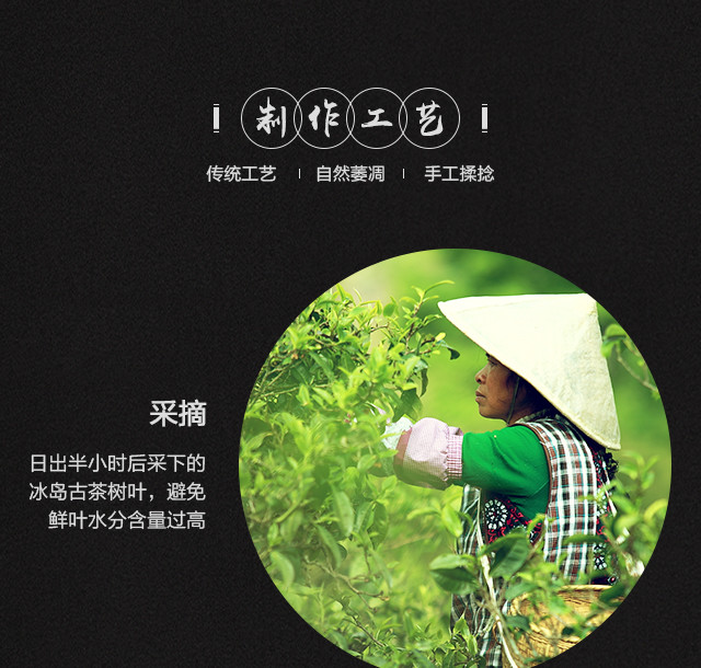 同睿堂冰岛古树银珠普洱茶100g盒