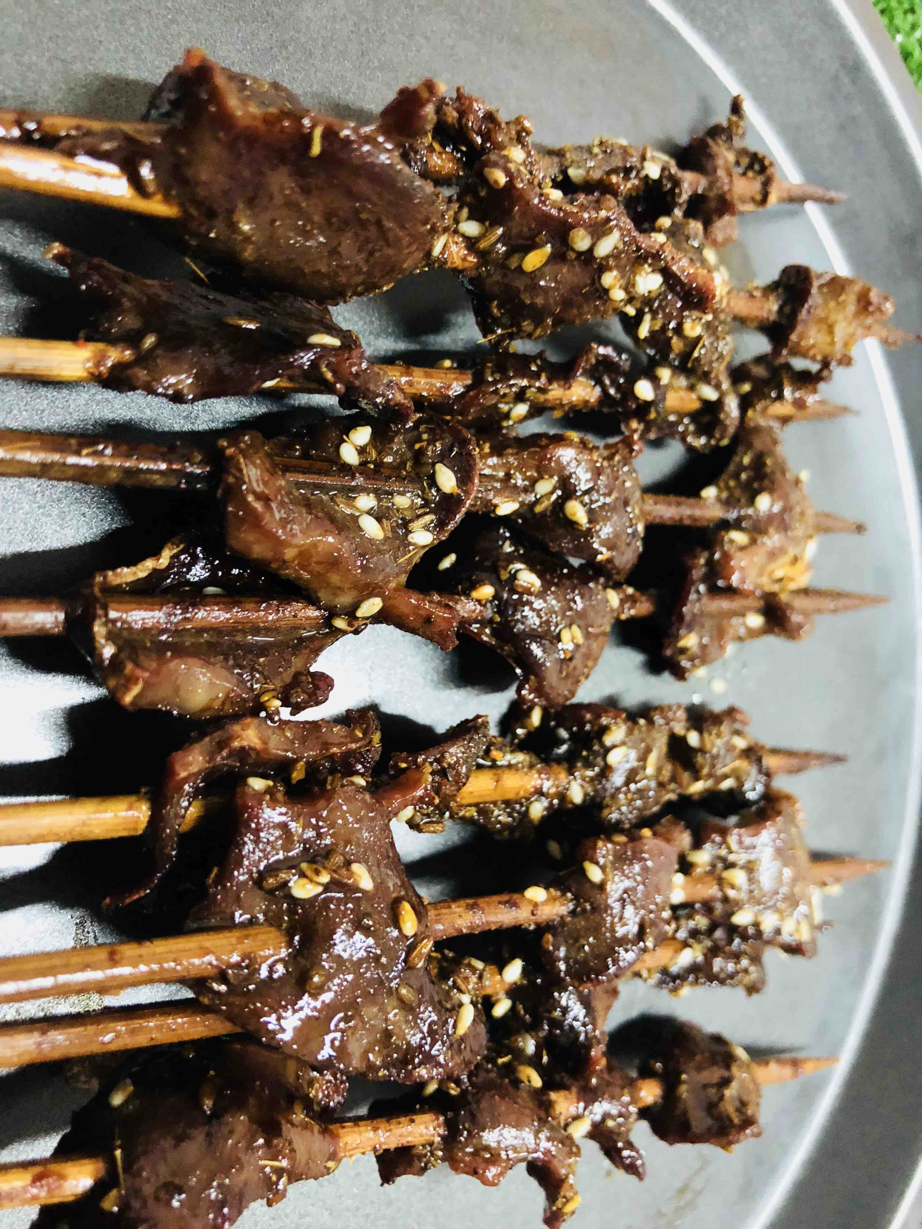 烤鸡肾(以形补形)