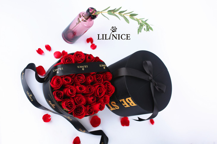 "爱的心跳—红玫瑰花盒