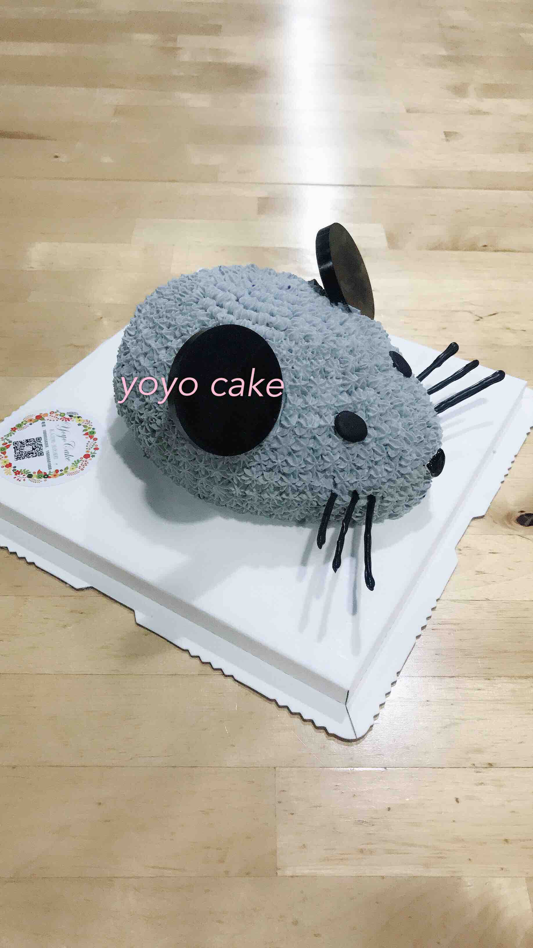 米老鼠生日蛋糕填色卡图片素材-编号37185973-图行天下