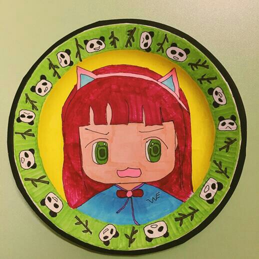 创意纸盘画