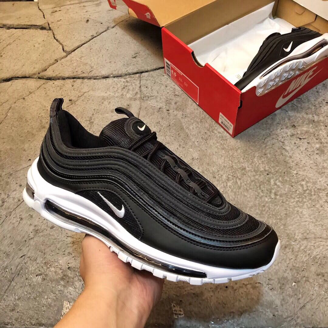 airmax97黑白子弹系列韩国专柜正品原装黑色拉帮线纯正子弹鞋型男女款