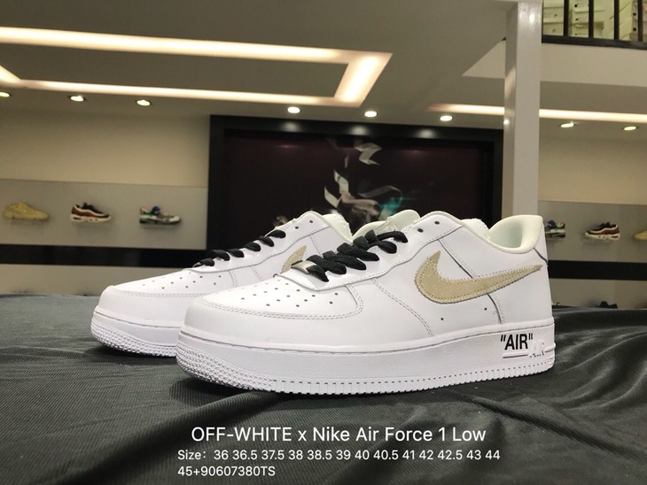 耐克公司真标offwhitexnikeairforce1low空军一号经典板鞋