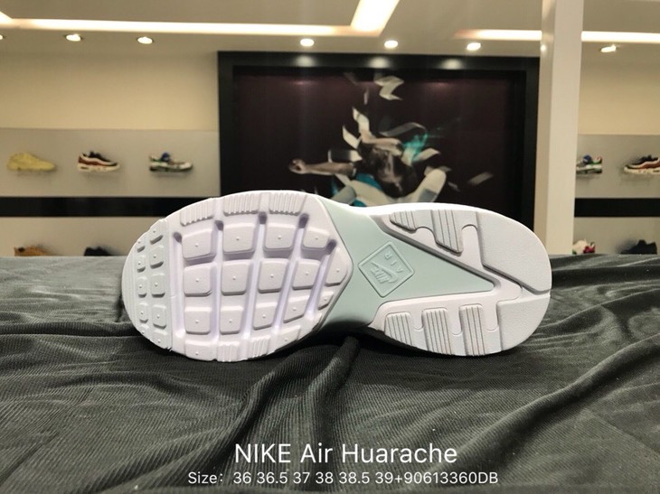 耐克专柜真标nikeairhuarache华莱士5代休闲运动鞋薄荷绿ah6804005