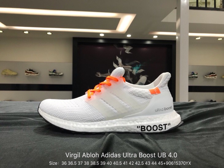 阿迪达斯公司正品virgilabloh设计师adidasultraboostub40爆米花材质