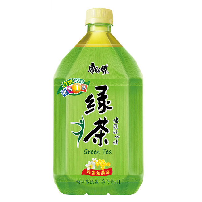 康师傅蜂蜜绿茶1l 便利货架扫码自取