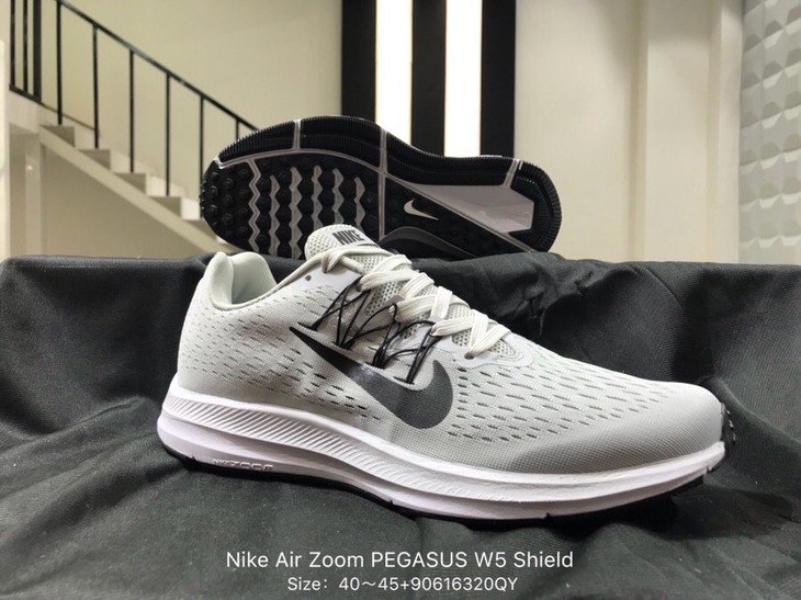 耐克nikeairzoompegasusw5shield登月v5内置气垫透气网面休闲跑鞋