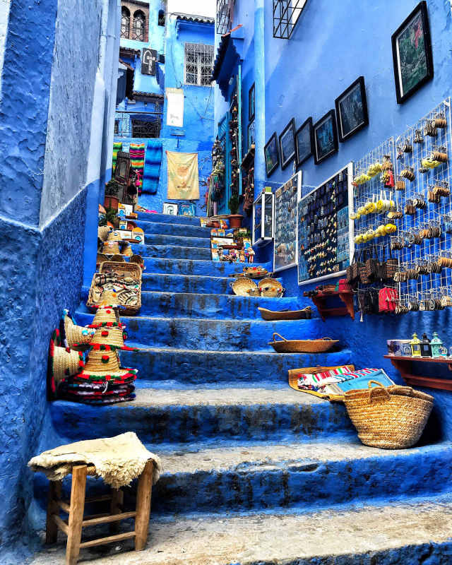 摩洛哥大漠风情蓝色小镇10天摄影广州往返
