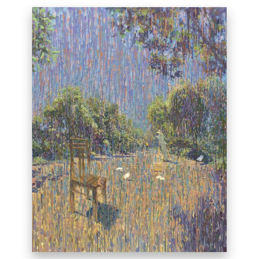 江南夏天的风刘峰油画作品