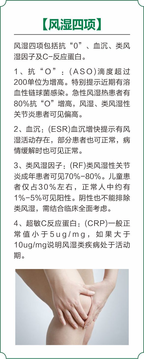 风湿五项 有赞