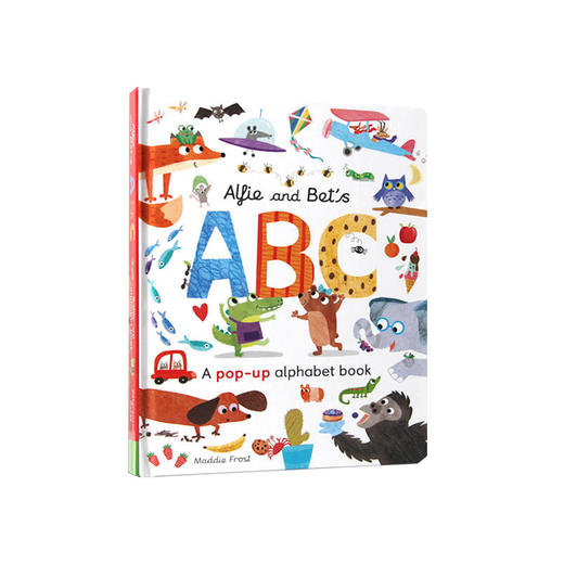 英文原版 alfie and bet"s abc a pop-up alphabet book 精装 儿童