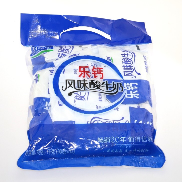 21134君乐宝乐钙风味袋装酸牛奶100g10包酸奶