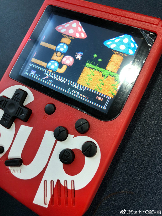 sup x game box掌上游戏机big bands怀旧迷你方块掌机