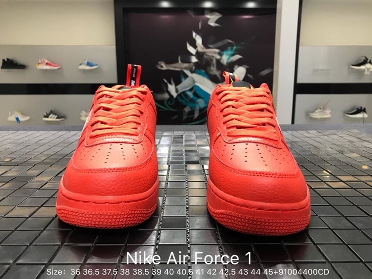 耐克nikeairforce1low空军一号经典低帮板鞋荔枝纹休闲运动鞋aj