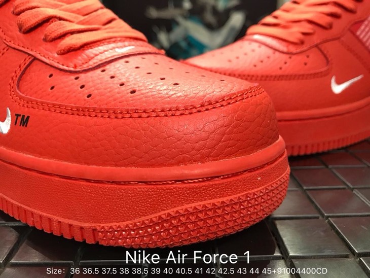 耐克nikeairforce1low空军一号经典低帮板鞋荔枝纹休闲运动鞋aj