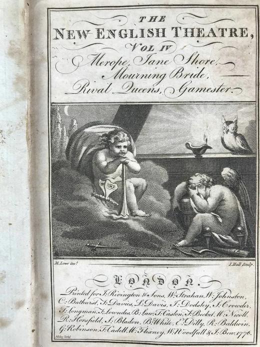 1788年 琼斯戏剧《埃塞克斯伯爵》 真皮精装32开