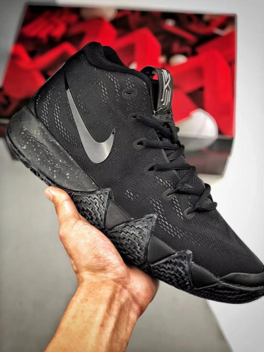 男款鞋耐克nikekyrie41990swiththedecadespack欧文4代纯黑武士篮球鞋