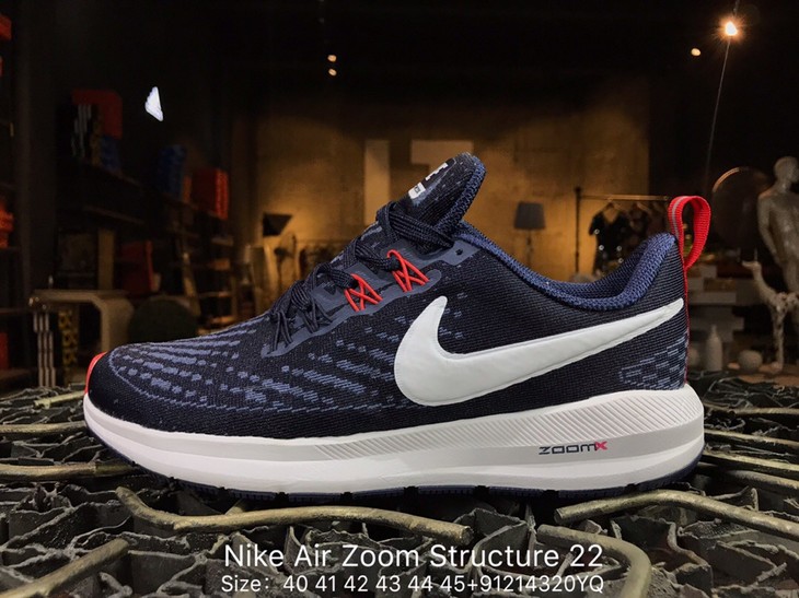 男鞋耐克nikeairzoomstructure22登月22代网面透气轻运动跑步鞋