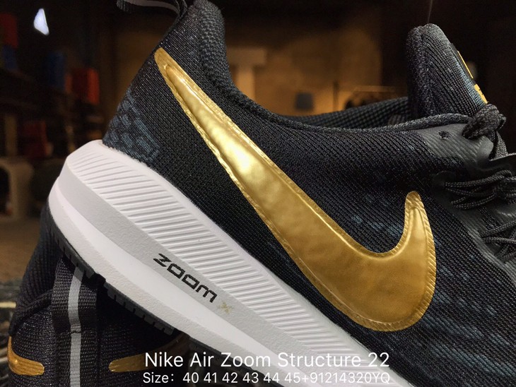 男鞋耐克nikeairzoomstructure22登月22代网面透气轻运动跑步鞋