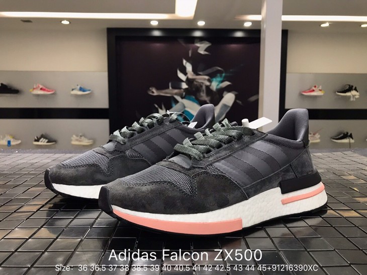 男女均有阿迪达斯三叶草adidasfalconzx500rmboostogzx500爆米花百搭