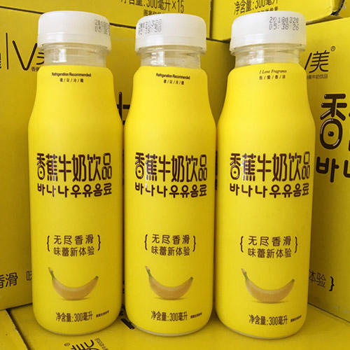 新希望v美香蕉牛奶饮料300ml