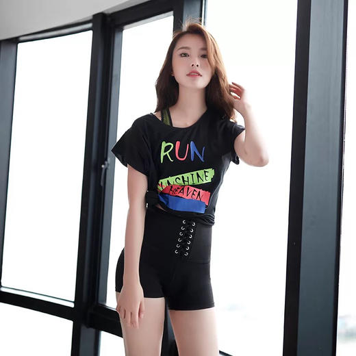 健身高腰专业瑜伽裤健身运动休闲热裤