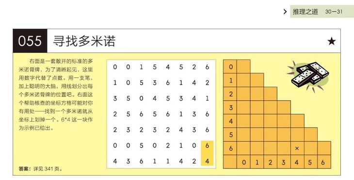 逻辑推理类是谜题中的主要组成部分,会给出一系列信息,要求大家通过