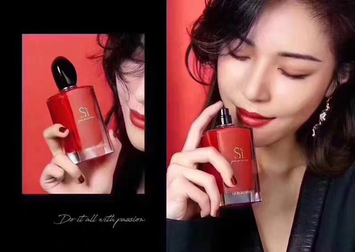 12754大红阿玛尼挚爱女士限量香水100ml