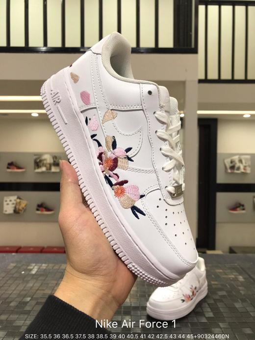 耐克nike air force 1"07空军一号刺绣玫瑰虎头休闲时尚板鞋315115