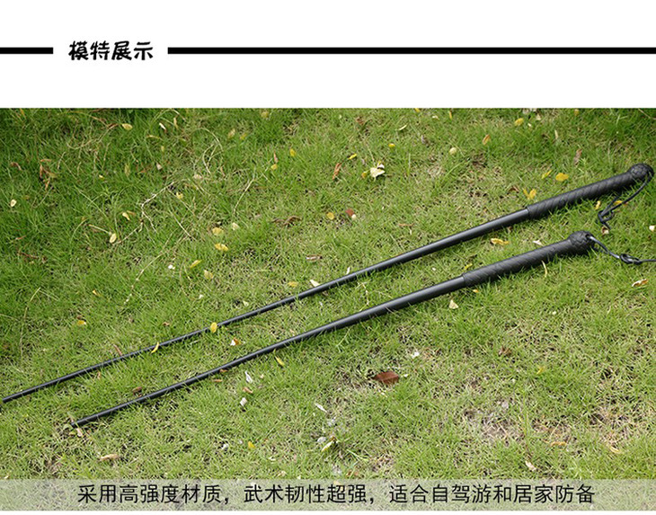 美国冷钢coldsteel95s防卫鞭车载防身武器武术软鞭子训练橡胶甩鞭健身