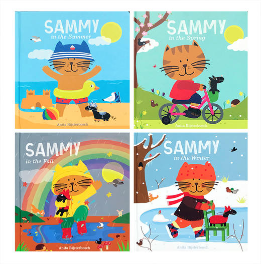 【支持小达人点读】英文原版绘本 sammy in the seasons-spring