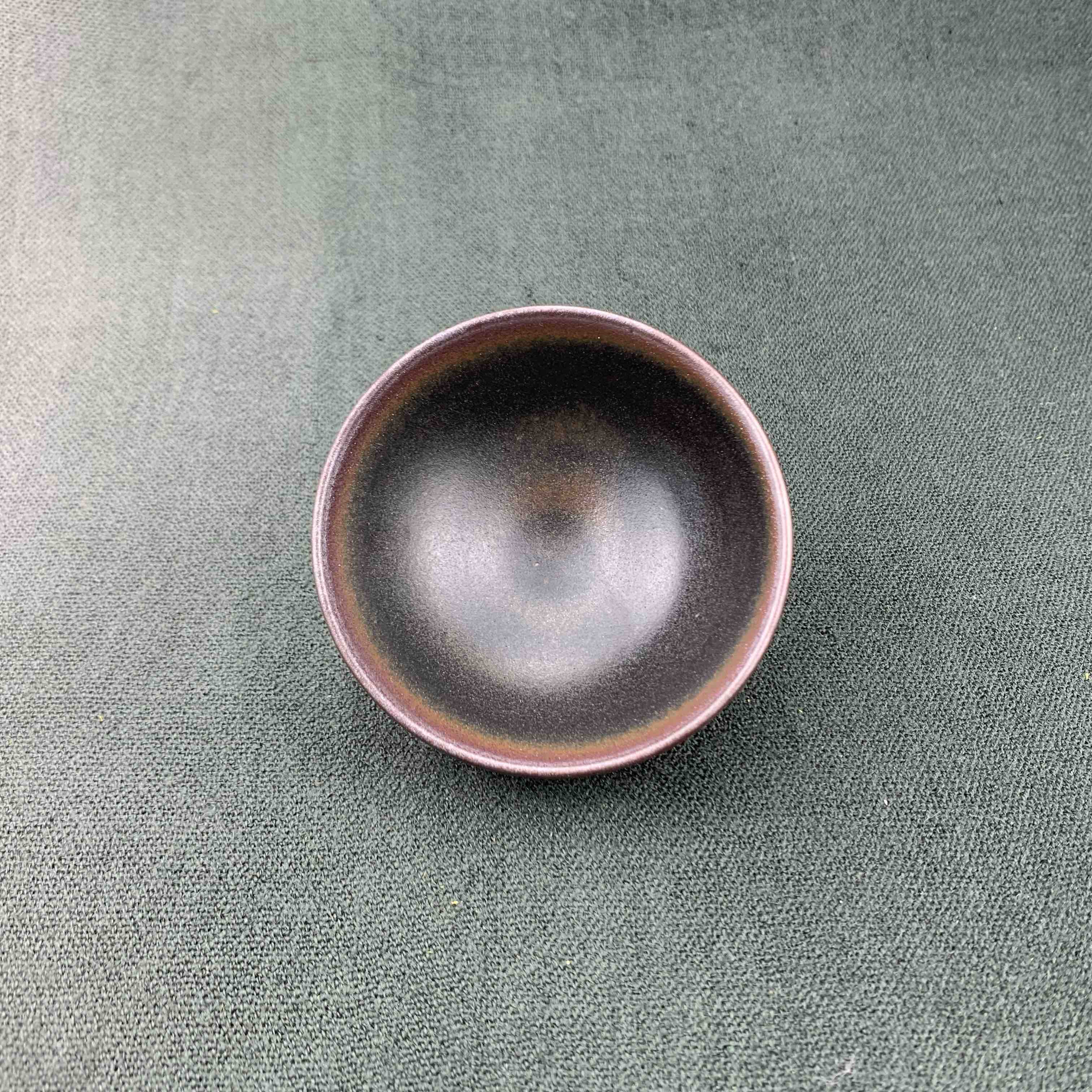 紫口磨砂星空敛口盏