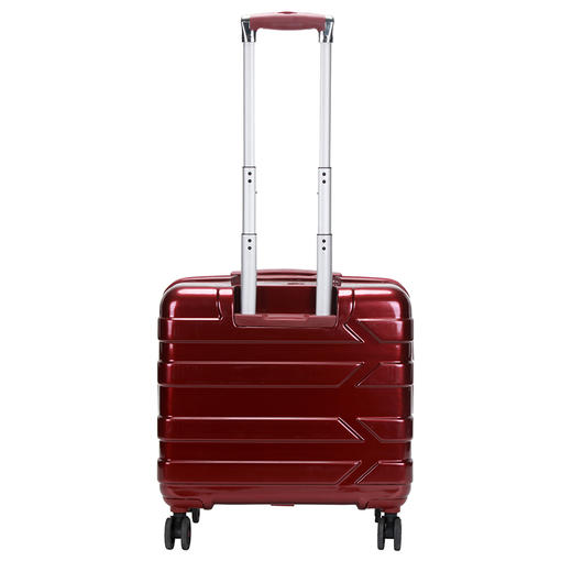 世suissewin18寸横版万向轮pc拉杆箱空姐行李箱登机箱品牌sn6610e红色