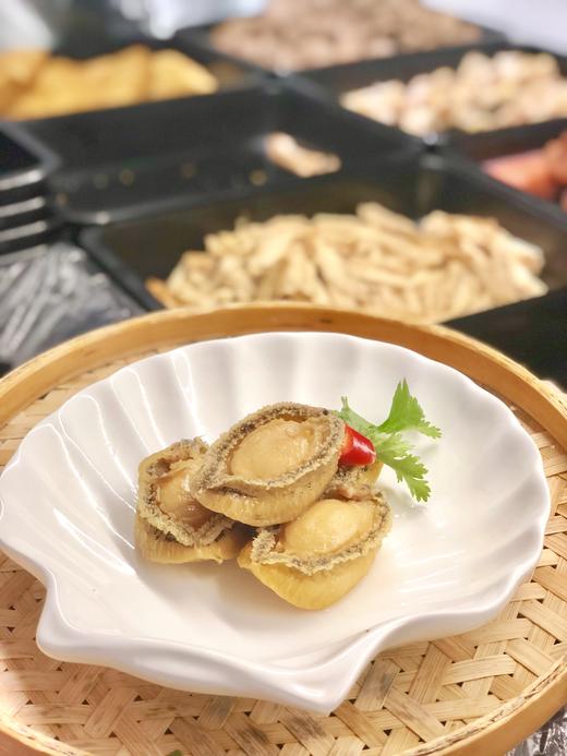 原汁7头大连鲍鱼切片蘸芥末酱油4只