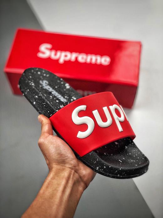 男女鞋 supreme suprize design 街头潮牌沙滩拖鞋情侣款