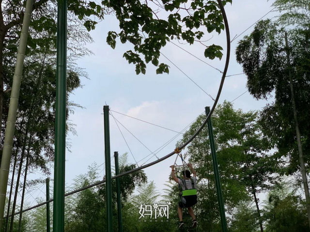 妈网亲子727728莫干山探险乐园一场湿身之旅一场精彩的冒险之旅挑战