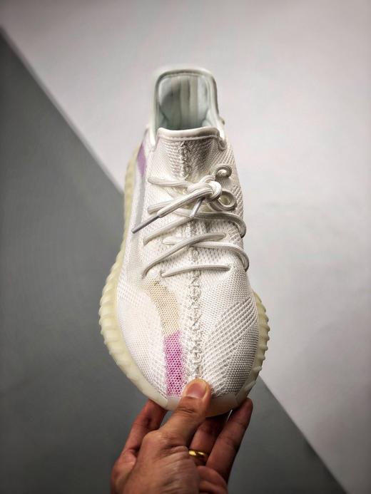 男女鞋阿迪adidasyeezy350v3白彩虹椰子鞋350v3