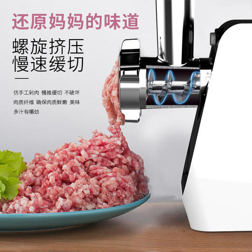 利仁liven绞肉机搅馅灌肠机家用电动多功能能料理机jrjb2