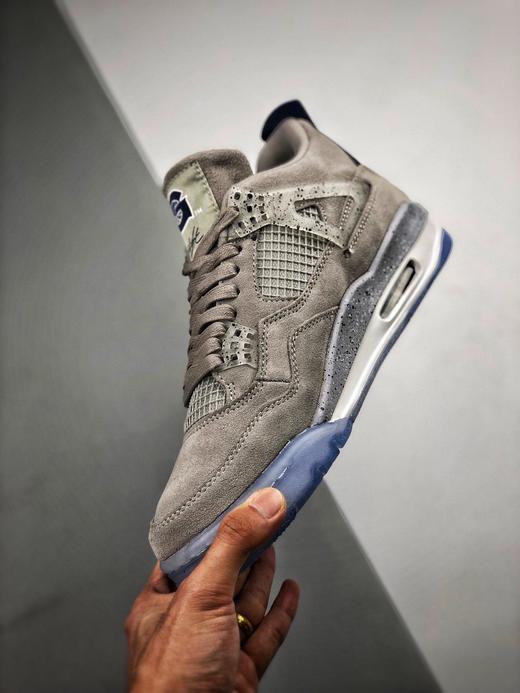 男鞋airjordan4retrogeorgetownhoyas乔治城大学灰蓝pe限量款aj4