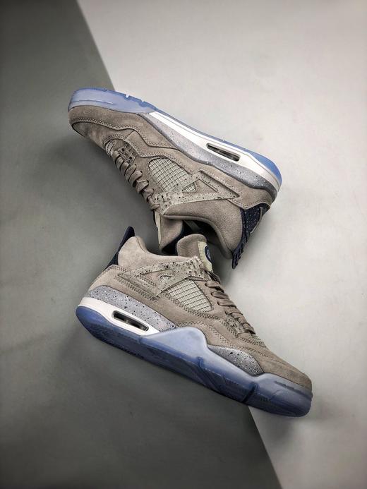 男鞋airjordan4retrogeorgetownhoyas乔治城大学灰蓝pe限量款aj4