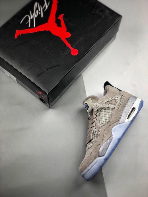 男鞋airjordan4retrogeorgetownhoyas乔治城大学灰蓝pe限量款aj4