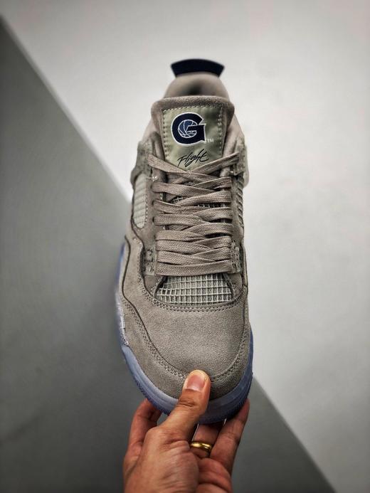 男鞋airjordan4retrogeorgetownhoyas乔治城大学灰蓝pe限量款aj4